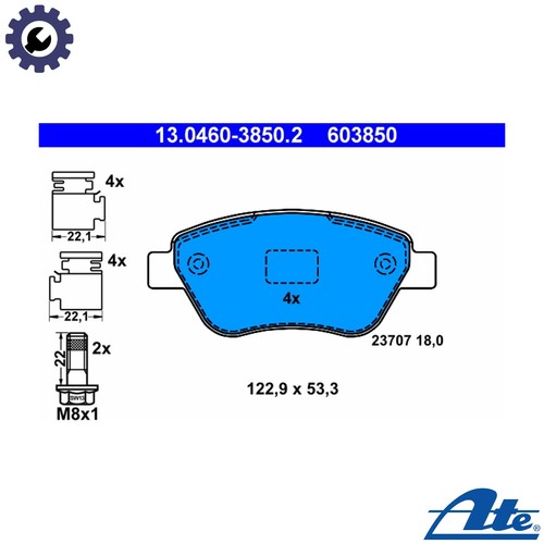 Brake pad set - brake,