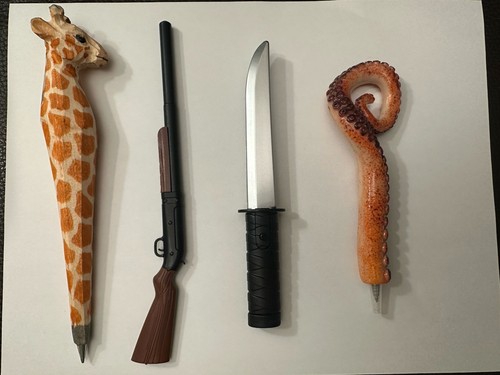 Lot novelty pens - lot, of