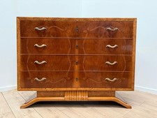 Italian Inlaid Art Deco Walnut