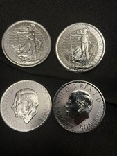 4 x 1 oz Silver Britannia 2026
