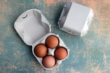 Henpac grey egg box - grey, fits