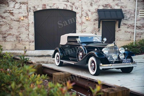 Retro packard 1933 - retro, twelve