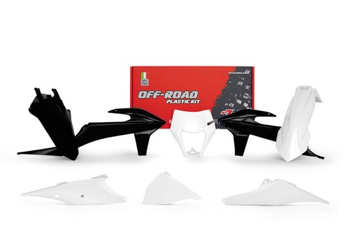 Rtech plastic kit white - rtech, white-black