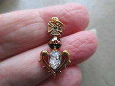 VINTAGE GOLD FILLED CRYSTAL