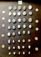 40 Small Grey Painting Rocks