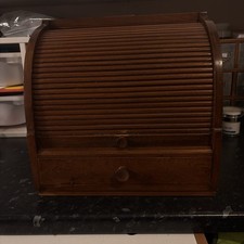 Wooden Roll Top Storage