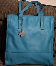 Radley Medium Turquoise Leather Tote/Shopper Bag