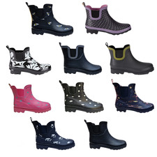 Womens Ankle Wellies Boots