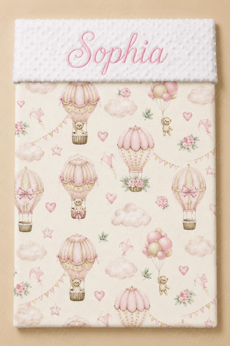 Hot balloon baby girls - balloon,