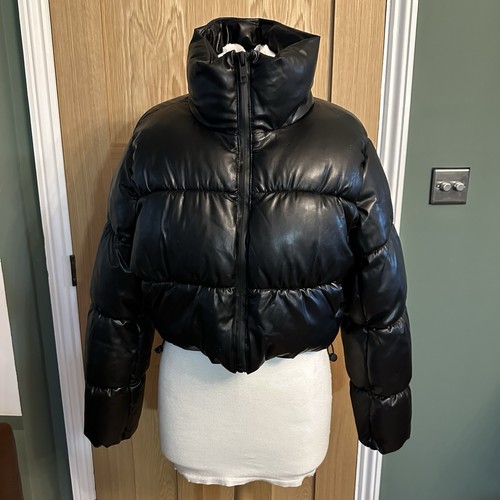 Zara faux leather cropped