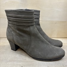Gabor Grey Suede Ankle Boots