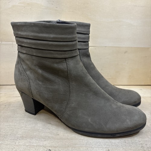 Gabor grey suede ankle - gabor,