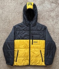 Adidas Originals Adventure Reversible Puffer Yellow/Black Jacket Coat Men XL/2XL