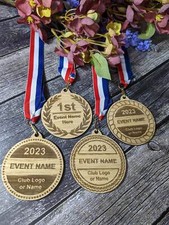 Personalised Wooden Medals, 4