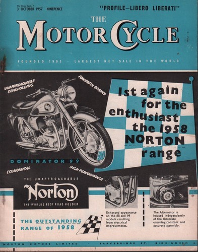 The motor cycle october - the,