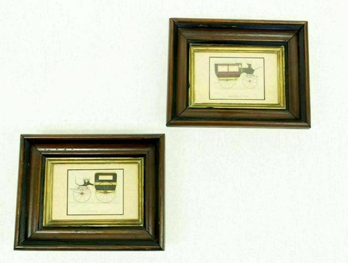 Antique framed horse drawn - antique,