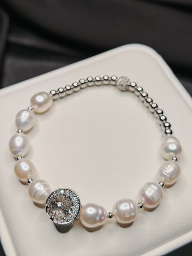 Real freshwater pearl bracelet - real,