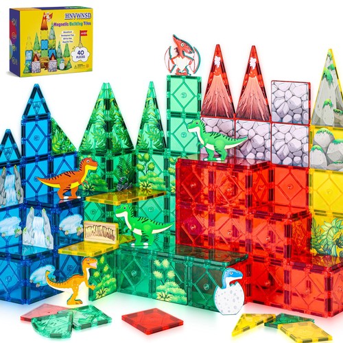 Dinosaur magnetic tiles - dinosaur,