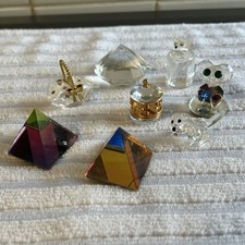Job Lot Swarovski & Hadrian Etc Crystal Ornaments Animals Etc X9