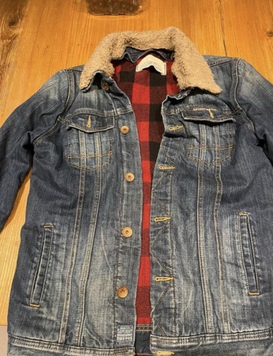Superdry sherpa denim jacket - superdry,