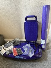 Vibrapower Slim 3 Purple Vibration Plate with Seat & Attachments New Without Box
