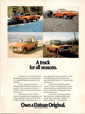 Print Ad 1973 Nissan Datsun