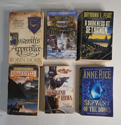 Fantasy book bundle lot 6 - of,