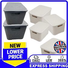 Cream & Grey Rattan Wicker