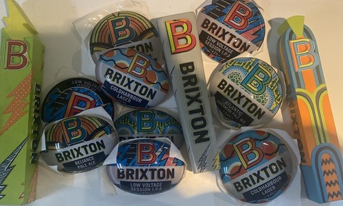 Brixton branding badges - branding,