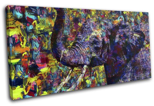 African elephant colourful - african,