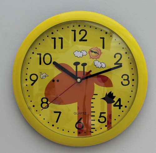Wall clock childrens giraffe - wall,