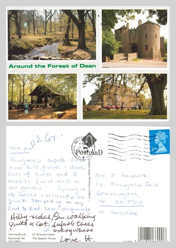 Vintage postcard around - around, the