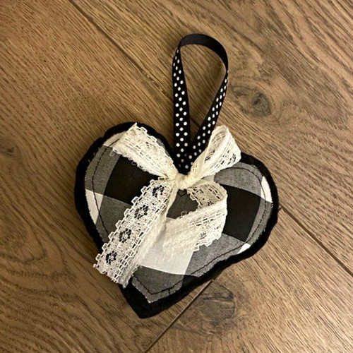 Black white heart - &,
