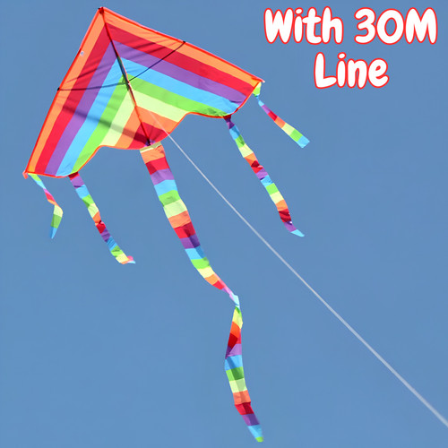 Large rainbow kite kids adults - large,