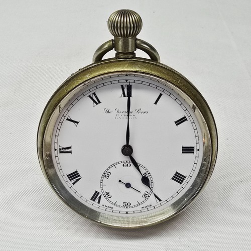 Antique silver pocket - silver,