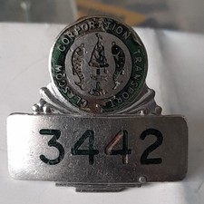 Glasgow Corporation Transport Enamel  Cap Badge