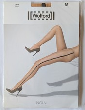 Wolford Nola Tights 18826 9784 Gobi / Black - Medium