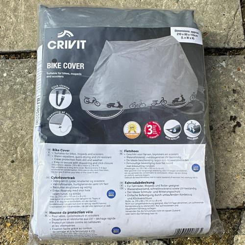 Crivit bike cover grey - crivit,