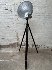 Vintage Mole Richardson Studio Lamp On A military Tripod