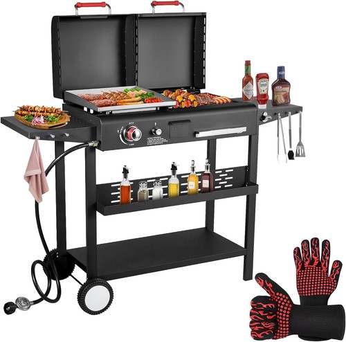 Gas charcoal bbq - gas,