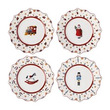 Serving Plate Set – Villeroy & Boch 4-Piece Toys Delight Anniversary Porcelain
