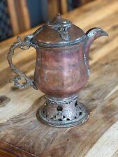 Antique Islamic Middle Eastern Kashmiri Samovar Tinned Copper Hot Water Jug