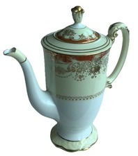 Vintage Antique Noritake Tea / Coffee Pot - Fine Bone China - 21.5cm Tall - VGC