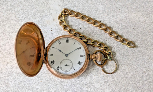 Antique hunter pocket - hunter, watch
