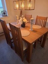 Dunelm Pine Dining Table with