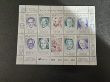 South African Full Sheet of 10 Stamps Mint Never Hinged 1996 Noble People