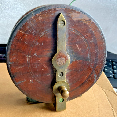 Vintage wood and - wood, brass