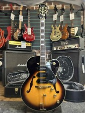 Epiphone Zephyr Blues Deluxe Vintage Sunburst 1999 Hollow Body Electric Guitar