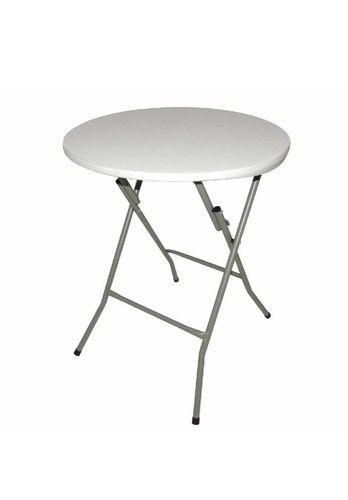 Bolero round folding table - round, in