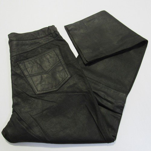 Mens leather regular fit - leather,